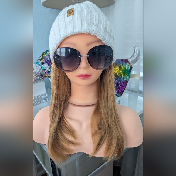 Timberland Accessories - NWT Timberland Woman's Winter Beanie Hat Pom Pom Fleece